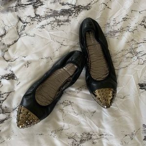 Rudsak Pointed Leather Ballerina Flat